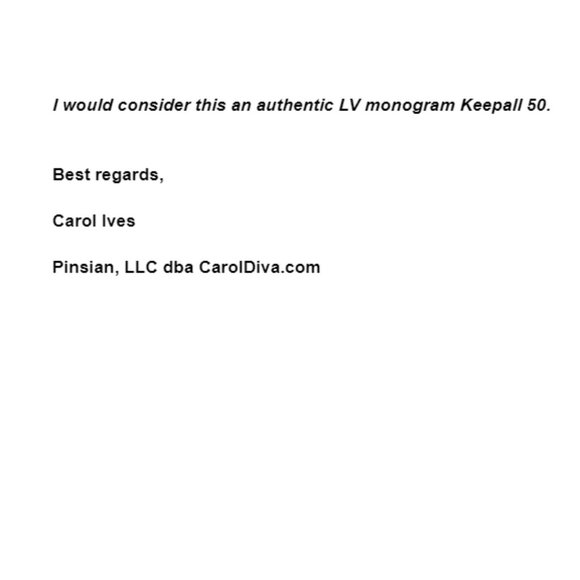 LOUIS VUITTON TRAVEL HAND BAG MONOGRAM KEEPALL 50 - Picture 16 of 16